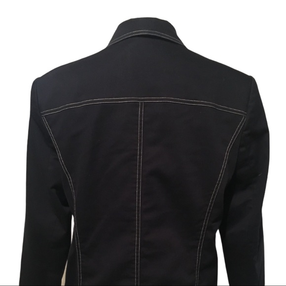 Alfred Dunner Navy Blue Jacket Size 12 - Picture 3 of 5